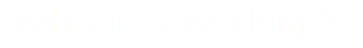 what is coworking?