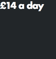 £14 a day 